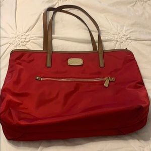 Red Michael Kors Tote